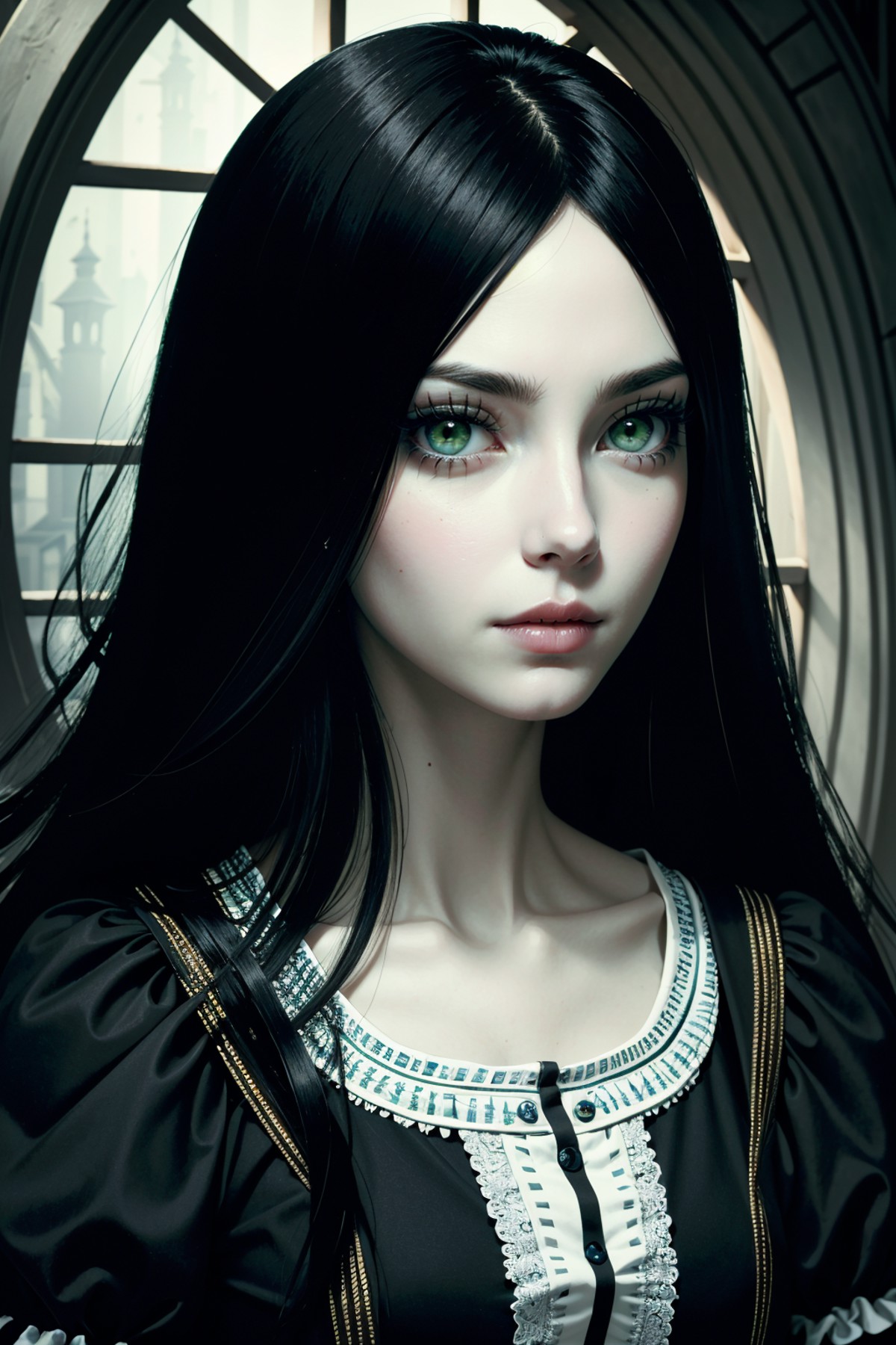 ((ultra detailed, masterpiece, best quality))
<lora:AliceMadness:0.8>
AliceMadness, 1girl, long hair, black hair, green ey...