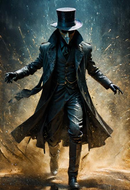 surrealism painting, 16k, extreme detail, fine textures, deep shadows, dark, sharp lines, (do puppets bleed glitter when you shoot them?), somber colors. beautiful. masterpiece.  ((mysterious)). random. petite. reflections. romanian plague doctor <lora:JuggerCineXL2:0.8> Movie Still, Film Still, Cinematic, Cinematic Shot, Cinematic Lighting <lora:xl_more_art-full_v1:0.95> <lora:more_details:0.68> <lora:EnvyActionShotXL01:0.8> action shot