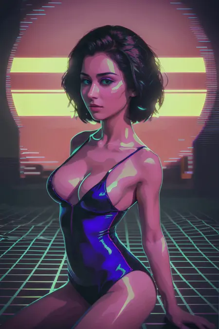 Vaporwave style