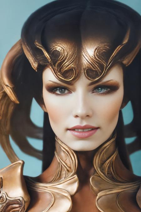 breathtaking photo, 8k portrait of beautiful cyborg with brown hair, intricate, elegant, highly detailed, majestic, digital photography, art by artgerm and ruan jia and greg rutkowski surreal painting gold butterfly filigree, broken glass, (masterpiece, sidelighting, finely detailed beautiful eyes: 1.2), hdr, realistic, high definition, <lora:TakeyaTakayuki:1>,  . award-winning, professional, highly detailed