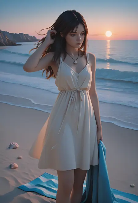 Beach Girl Realistic Wildcards