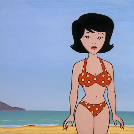 Johnny Bravo - Polka Dotted Bikini Girl