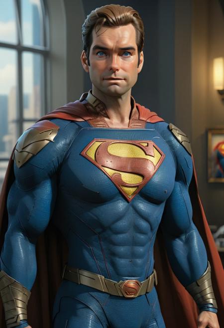 Antony_Starr <lora:Antony_Starr:1>, superman outfit,  by justin gerard and greg rutkowski, digital art, realistic painting, dnd, character design, trending on artstation