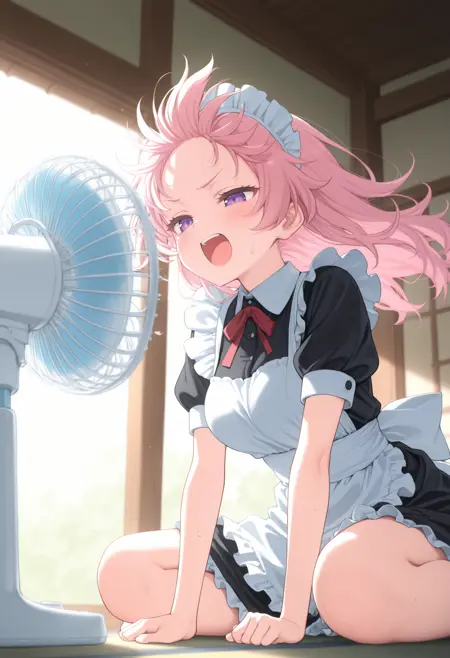 fan speaking / electric fan / 扇風機あ~ / ワレワレハウチュウジンダ