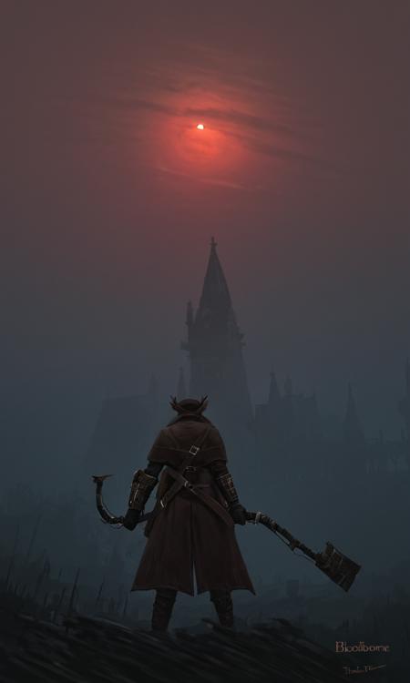 bbhunter tricorne hunter (bloodborne)