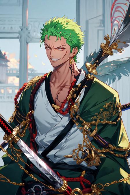 Roronoa Zoro ロロノア・ゾロ / One Piece - v1.0, Stable Diffusion LoRA