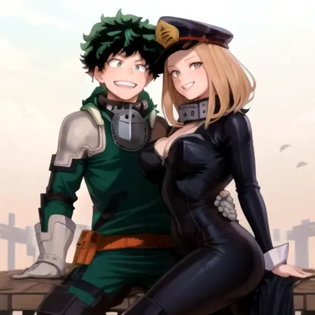 Izuku Midoriya x Camie Utsushimi (My Hero Academia)