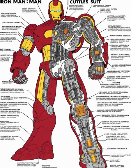 Robot structure diagram Style | SDXL v1.0