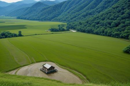 Rice terrace, bright