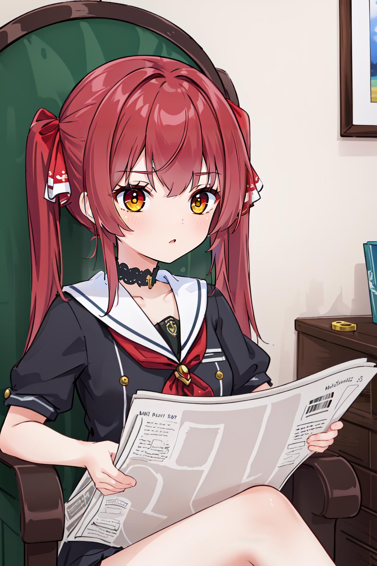 Tom Reading The Newspaper Meme | Concept LoRA image by PettankoPaizuri