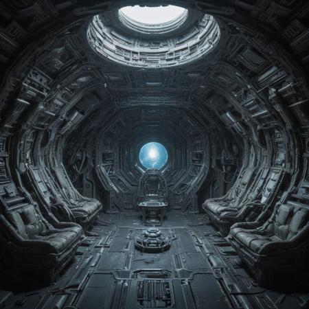 inside alien spaceship