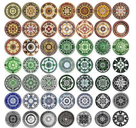 Chinese geometric pattern 圆形几何纹样v1.0