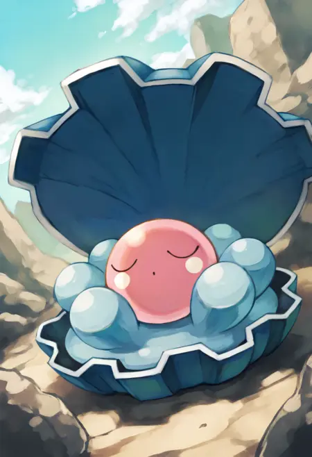 Clamperl: Pearlulu | パールル (Pokedex #0366) [Illustrious]