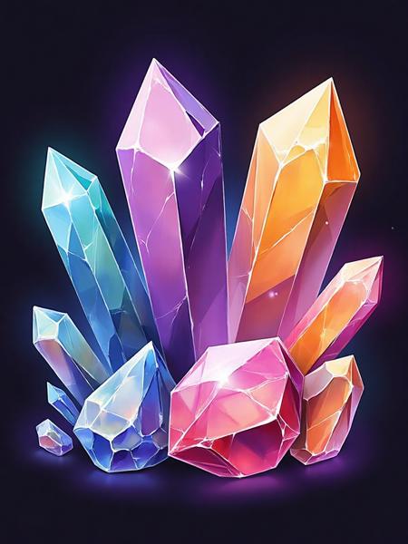 DE_Crystal Icon Design_Scenes Such As Game Ui v1.0