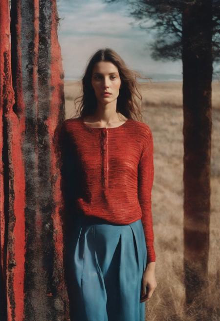 (Soft Lighting Photography by Mimoza Veliu and Mario Giacomelli:1.2), NSFW, A spectral argentinian woman, her form barely tangible, emits a soft glow from her gentle contours, casting a dreamlike ambiance in a 1990s-style poster with dark red and blue details, colorful (polaroid:0.8) with vibrant colors, (small, vacations, selective focus, european film:1.2), (low-light:1.8)