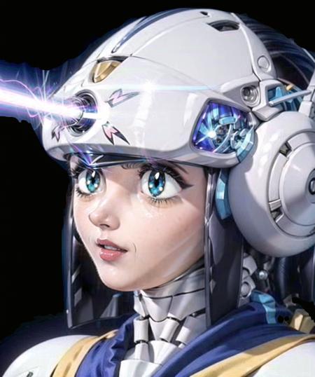 In this vividly detailed movie scene, an android with clothed robot features and mechanical hair, wearing a sailor shirt or school uniform, polishes her titanium body as her eyes glow with excitement, before firing a laser beam from her helmet.pink laser, highres, intricate detailed, masterpiece, HDR, wide shot, 8k resolution, detailed cg, beautiful face, (delicate mechanical body:1.2), (mechanical hair:1.3), (excited:1.2), ravishing, 3d render, detailed eyes and detailed face, detail description of robot, <lora:TPO:0.7>, <lora:Sadamoto Yoshiyuki:0.7>, (ð¤:1.2), (Pappara-tai:1.35), robot girl, (ouka(Pappara-tai):1.35), (android:1.25), looking to the side, glowing eyes, polishing, (helmet:1.2), girlish face, (reflective sheen:1.3), robotic limb, robotic reveal, (robot neck:1.3), clothed robot, helmet, robot head, (yellow sailor collar:1.25), (glowing armor:1.2), (serafuku:1.3), jeans, sailor shirt, school uniform, (robot joints:1.2), young face, (titanium:1.2), (titanium frame:1.2), forehead red jewel, (porcelain skin:1.4), (robot ears:1.4), polishing, (metallic texture:1.45), robotization, (chrome metal:1.25), (antennae:1.3), distinct image, airbrush, floating, very delicate light, (wide pelvis:1.1), depth of field, ultra sharp focus, best illumination, official art, 3d, A tranquil botanical garden showcases a symphony of floral beauty, with carefully curated displays of rare and exotic flowers, inviting visitors to wander andimmerse themselves in a fragrant paradise.