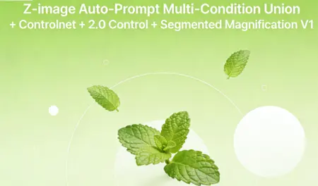 Z-image Auto-Prompt Multi-Condition Union + Controlnet + 2.0 Control + Segmented Magnification V1