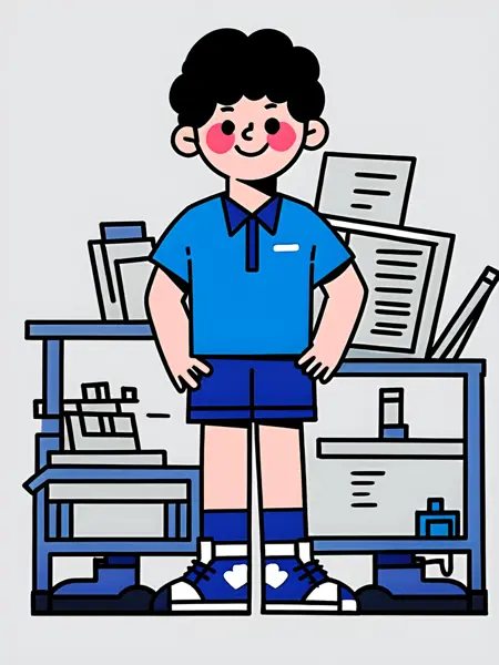 Illustration design-simple drawing style插画设计-简笔画风格