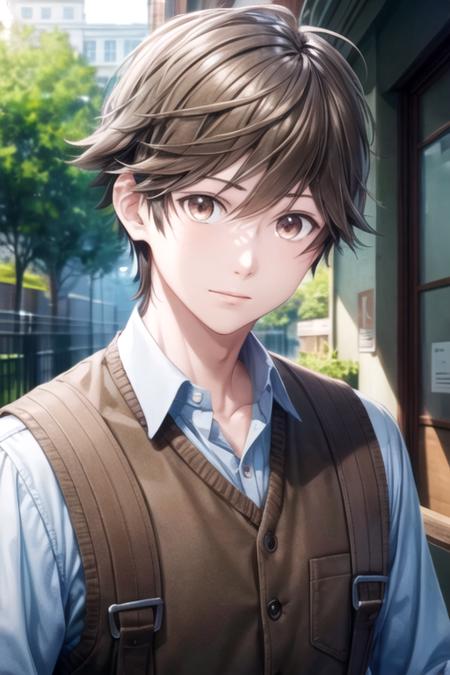 kensuke_ooshiba  brown hair brown eyes