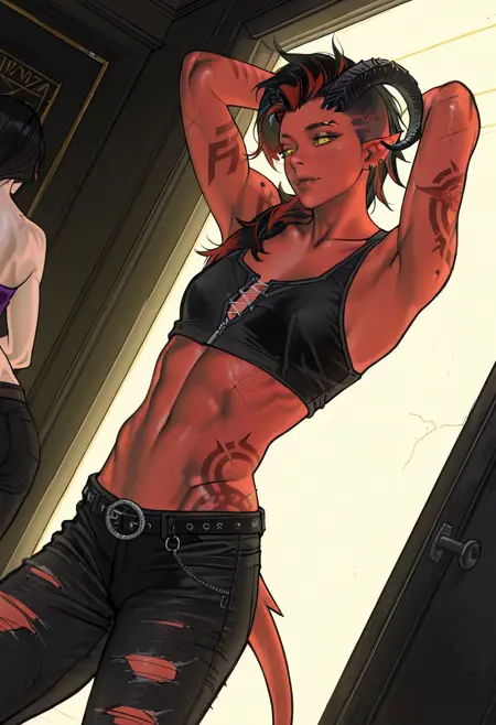 Karlach (by artist @tuucoo)