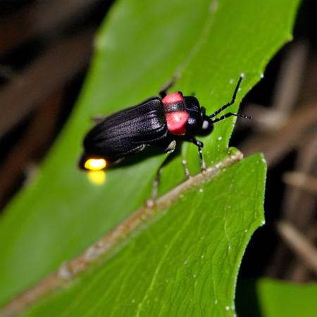 Lampyridae firefly Luciola internalis