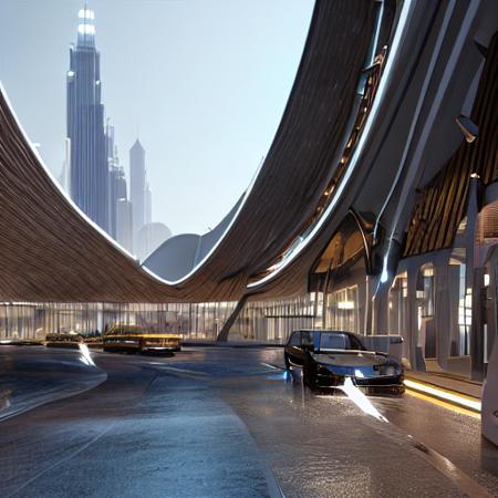 Googie Architecture (custom) - googiearch (old) | Stable Diffusion