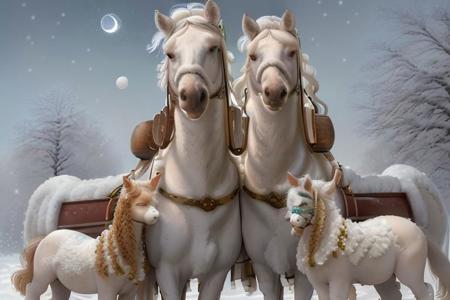 photorealistic: Cream-colored ponies and crisp apple strudels
Doorbells and sleigh bells and schnitzel with noodles
These are a few of my favorite things
Girls in white dresses with blue satin sashes
Snowflakes that stay on my nose and eyelashes
These are a few of my favorite things
These are a few of my favorite things
Wild geese that fly with the moon on their wings
Silver-white winters that melt into springs
These are a few of my favorite things
Cream-colored ponies and crisp apple strudels
Doorbells and sleigh bells and schnitzel with noodles
These are a few of my favorite things
Girls in white dresses with blue satin sashes
Snowflakes that stay on my nose and eyelashes
These are a few of my favorite things
These are a few of my favorite things
Brown paper packages tied up with strings
Wild geese that fly with the moon on their wings
Silver-white winters that melt into springs
These are a few of my favorite things
Cream-colored ponies and crisp apple strudels
Doorbells and sleigh bells and schnitzel with noodles
These are a few of my favorite things
These are a few of my favorite things