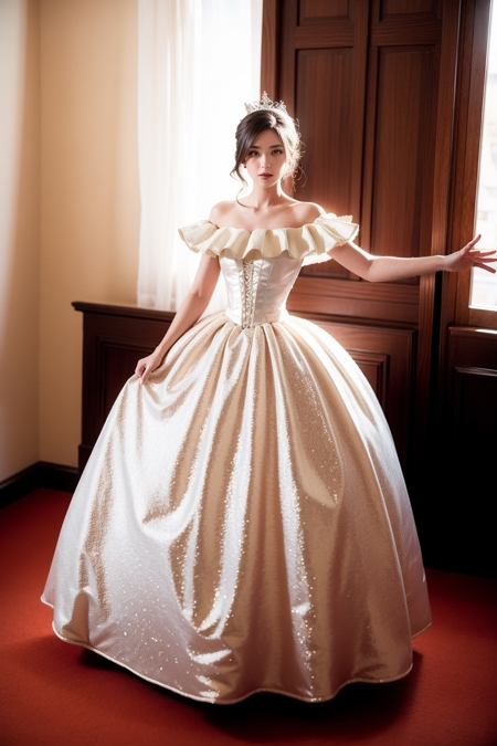 Crinoline Dress <lora:Crinoline Dress:1.0>