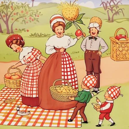 Elsa Beskow Style FLUX PONY XL SD - Swedish author and illustrator of children's books PONY v1.0