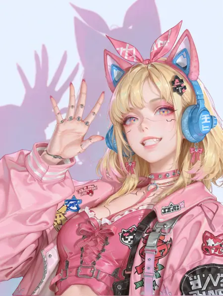 Cyberpunk Girls - zhongguoduliu (毒瘤) style