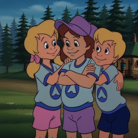 Christy, John and Dawn (Care Bears Movie II: A New Generation) V1
