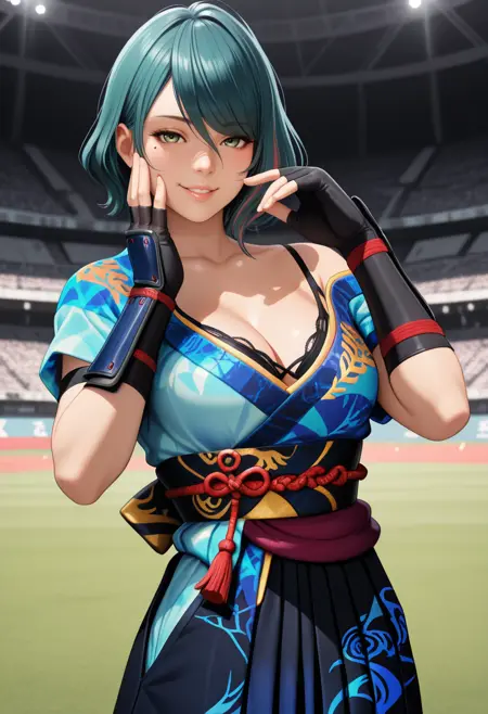Tamaki - Dead or Alive XVV l IllustriousXL (3 Outfits)