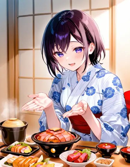 旅館の食事 部屋食 \ Meals at the Japanese ryokan heyashoku