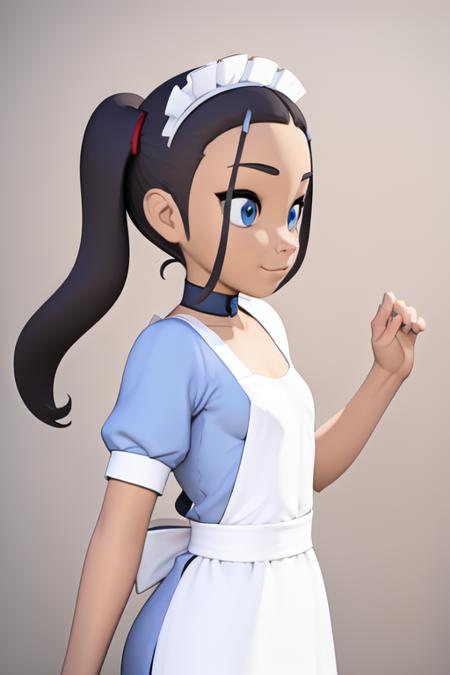 TFM_Katara, maid costume, maid headdress, maid apron