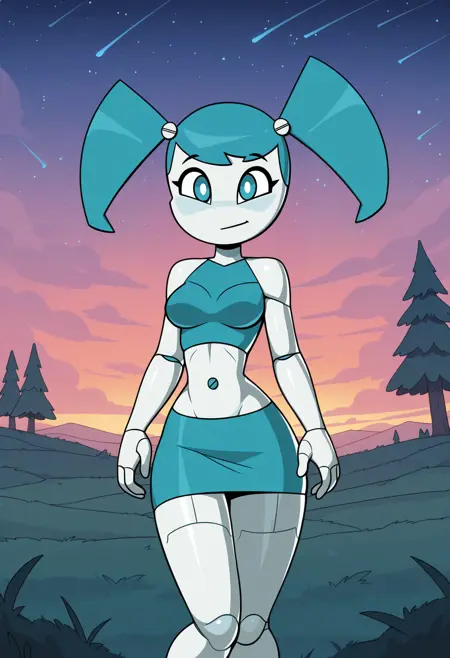 Jenny, (Camp Pinewood, My Life as a Teenage Robot), LoRA, IllustriousXL