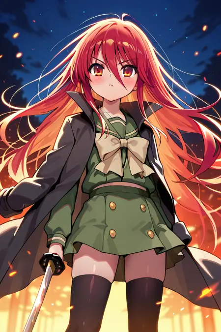 Shana（灼眼のシャナ）School Uniform illustirous