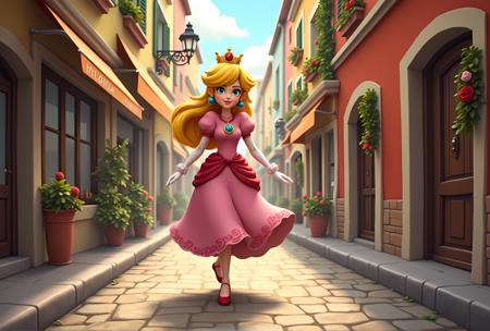 Princess Peach FLUX LoRa v1.0