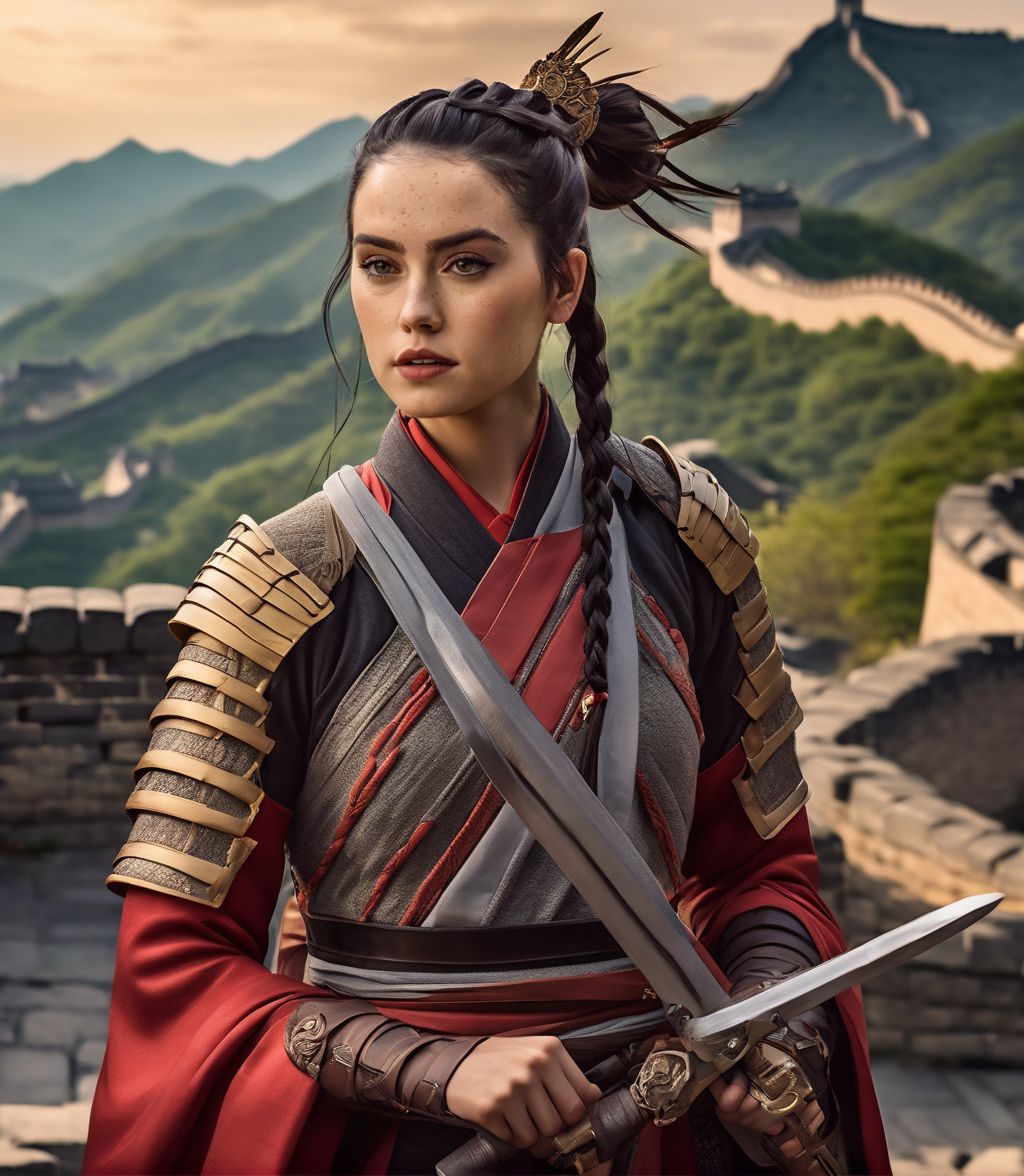 00911-(full_height_1.3),_a_beautiful_(ohwx_woman_1.1)_withAs_Mulan,_dressed_in_her_red_and_yellow_warrior_armor,_standing_on_the_Great.jpg