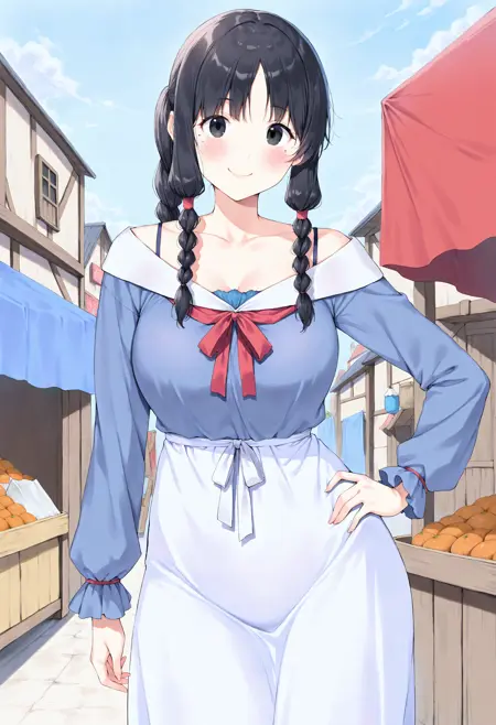 Reina | Oujo no Meirei de Stalker to Kekkon Saserareru Hanashi | Usagi Nigiri artist | Doujinshi version | Illustrious/NoobAI/Pony