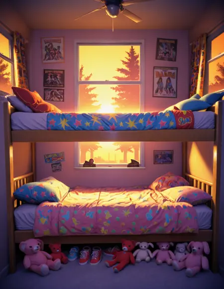 90s Bedroom Concept (Pony and Illustrious)