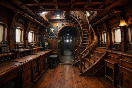 Wooden Ship Interior v1.0