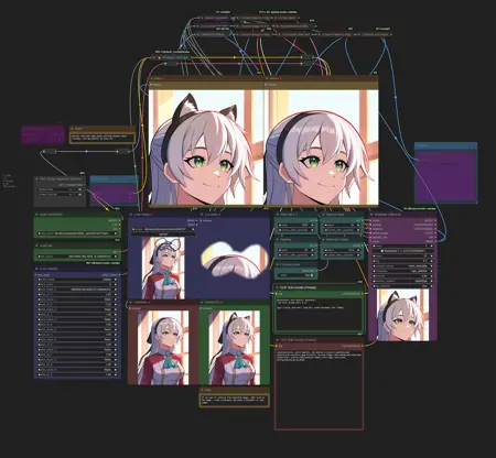 ComfyUI inpaint workflow, now with XL