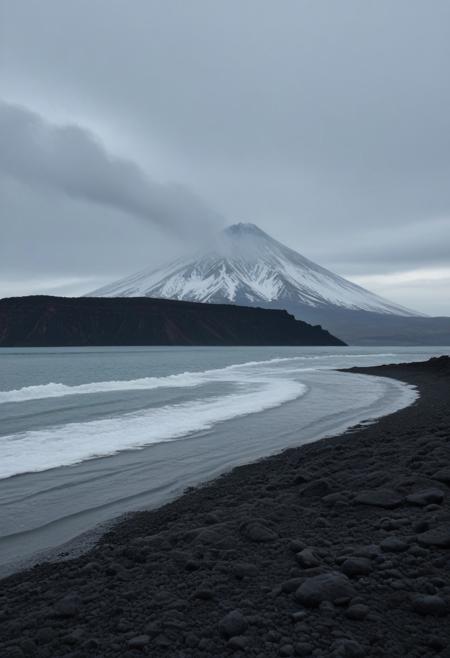 Nordic landscape on Iceland - land of glacier, volcano and geysir Pony