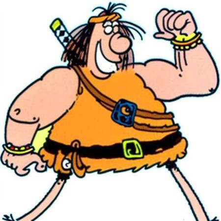 cartoon drawing of groo_the_wanderer, by Sergio Aragons