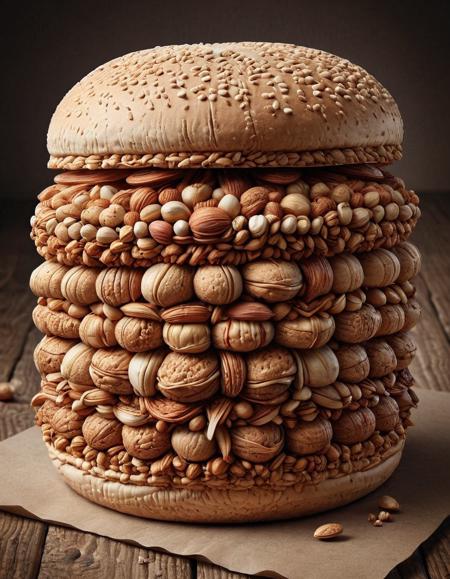 burger nutstylesnut <lora:NutsNutsStyleXL:1>