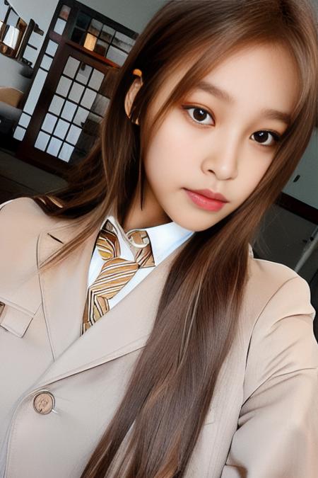 <lora:koreanDollLikeness_v10:0.7>
Aria: (a girl with long brown hair, big brown eyes, kpop idol, cute, extremely beautiful, fashion model)