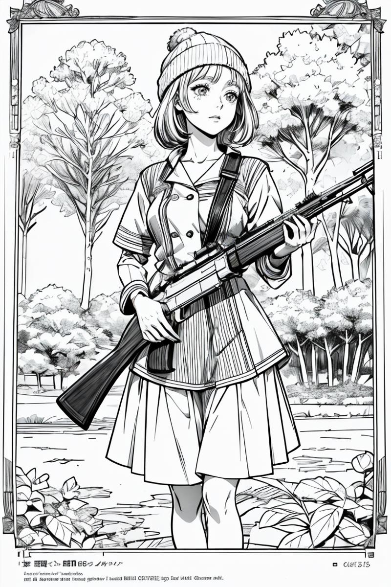 Anime Lineart / Manga-like (线稿/線画/マンガ風/漫画风) Style image by qwdrsa