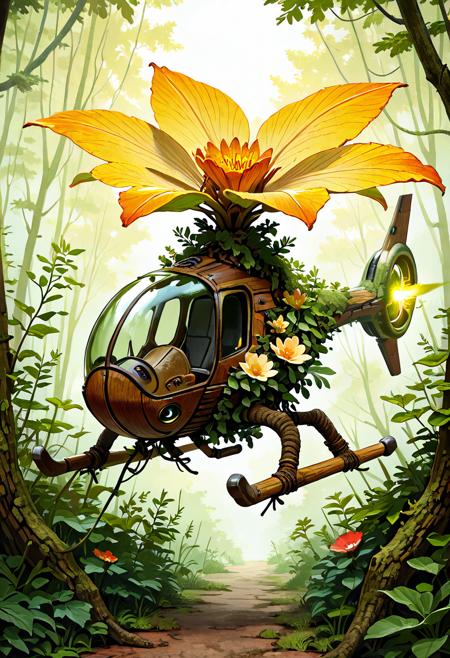 Galevine: Leaf Wing Helicopter (Citron Scifi) [Illustrious] v1.0
