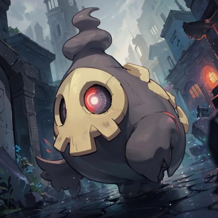 Duskull_Pokemon, no humans, pokemon \(creature\),