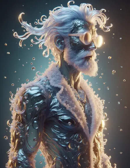 Liquid Water Flow Style [FLUX+SDXL+1.5]